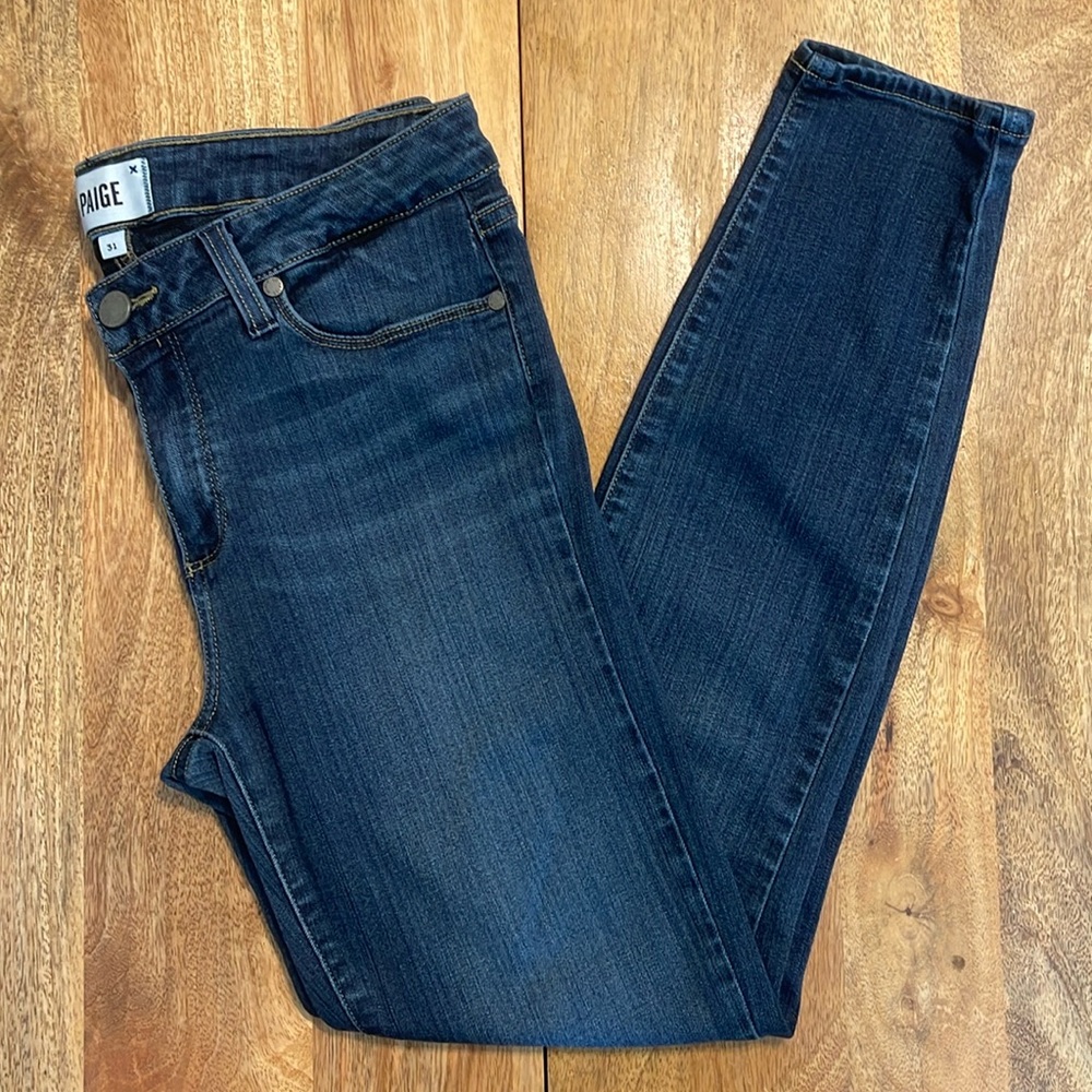 PAIGE Verdugo Ankle Mid-Rise Denim